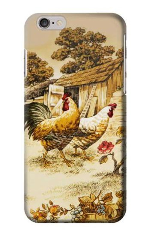 S2181 French Country Chicken Case Cover Custodia per iPhone 6 6S