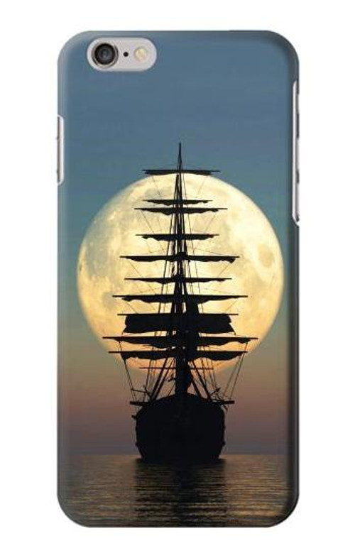 S2897 Pirate Ship Moon Night Case Cover Custodia per iPhone 6 6S