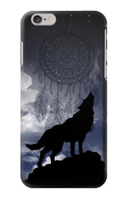 S3011 Dream Catcher Wolf Howling Case Cover Custodia per iPhone 6 6S