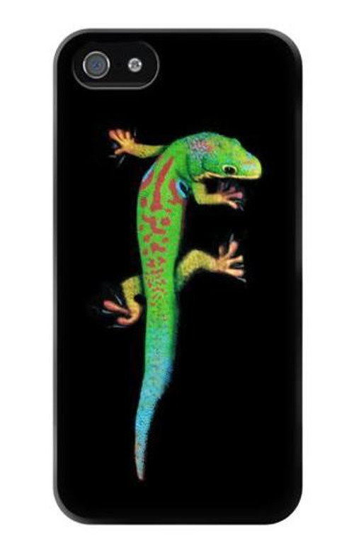 S0125 Green Madagascan Gecko Case Cover Custodia per iPhone 5 5S SE