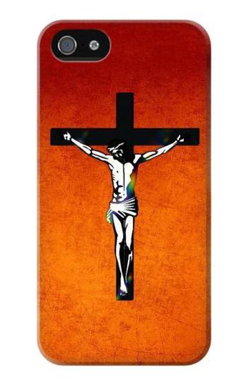 S2421 Jesus Christ On The Cross Case Cover Custodia per iPhone 5 5S SE