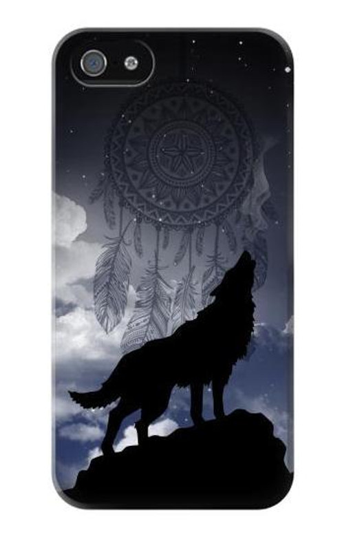 S3011 Dream Catcher Wolf Howling Case Cover Custodia per iPhone 5 5S SE