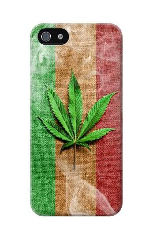 S2109 Marijuana Rasta Flag Case Cover Custodia per iPhone 5C