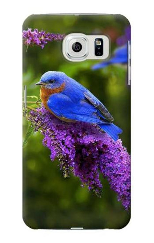 S1565 Bluebird of Happiness Blue Bird Case Cover Custodia per Samsung Galaxy S6