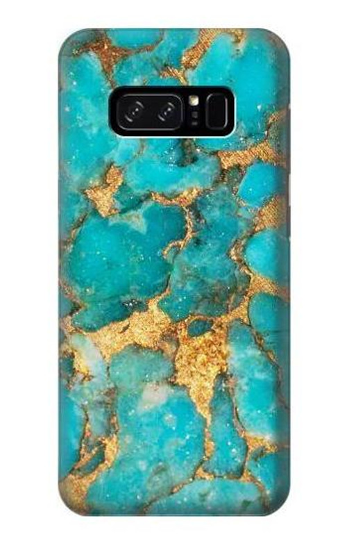 S2906 Aqua Turquoise Stone Case Cover Custodia per Note 8 Samsung Galaxy Note8
