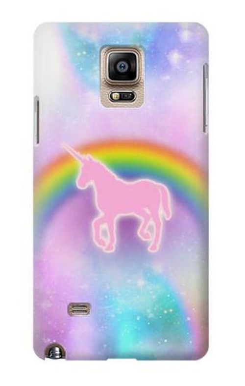 S3070 Rainbow Unicorn Pastel Sky Case Cover Custodia per Samsung Galaxy Note 4