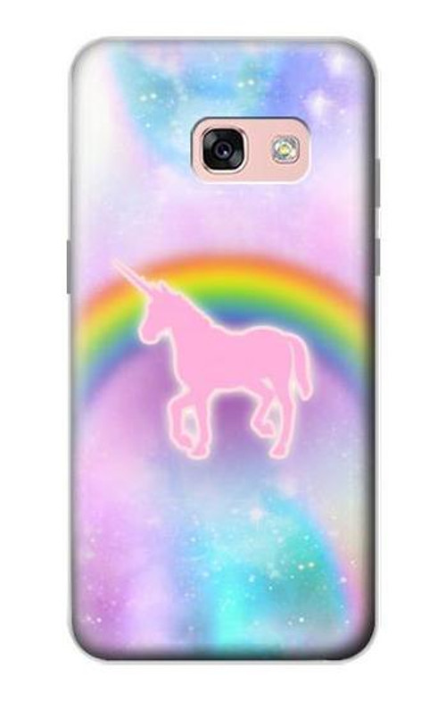 S3070 Rainbow Unicorn Pastel Sky Case Cover Custodia per Samsung Galaxy A3 (2017)