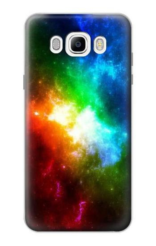 S2312 Colorful Rainbow Space Galaxy Case Cover Custodia per Samsung Galaxy J7 (2016)