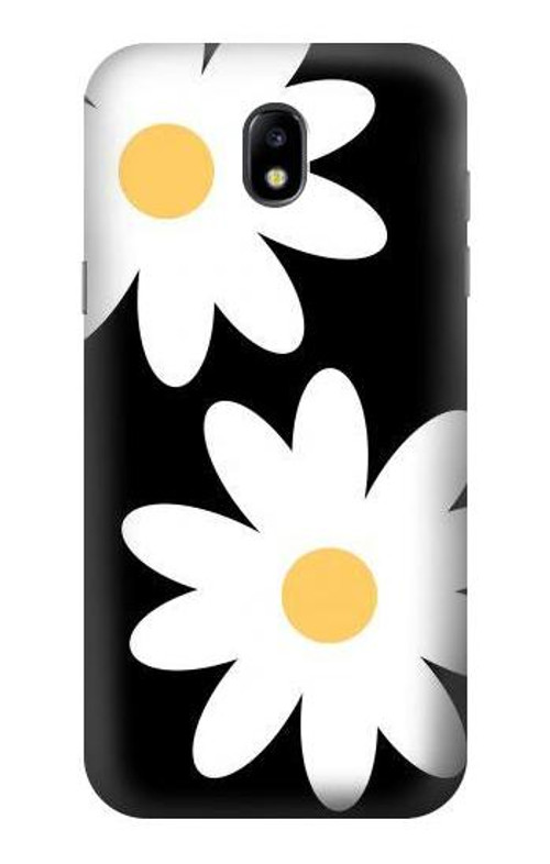 S2315 Daisy White Flowers Case Cover Custodia per Samsung Galaxy J5 (2017) EU Version