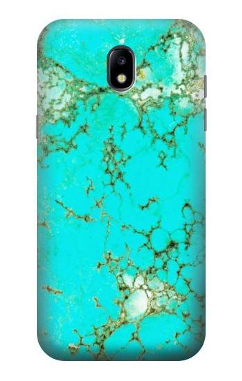 S2377 Turquoise Gemstone Texture Graphic Printed Case Cover Custodia per Samsung Galaxy J5 (2017) EU Version