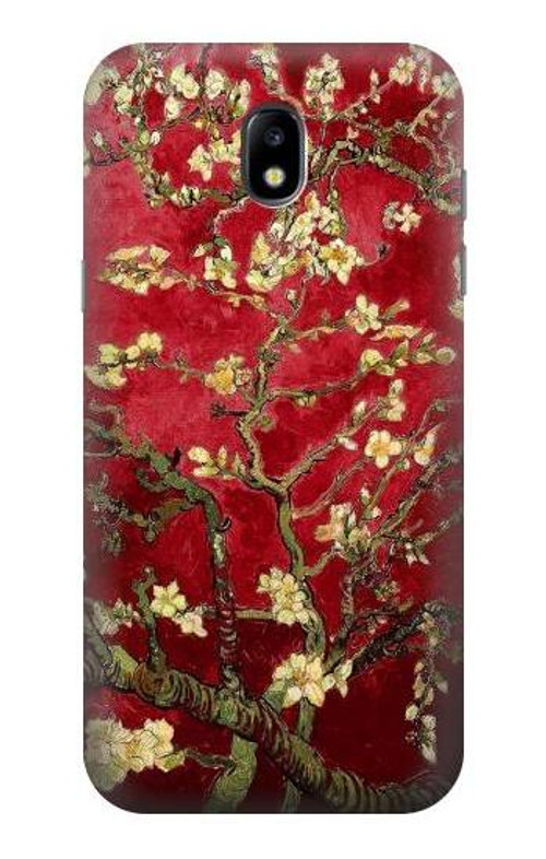 S2414 Red Blossoming Almond Tree Van Gogh Case Cover Custodia per Samsung Galaxy J5 (2017) EU Version