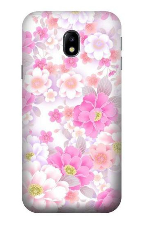 S3036 Pink Sweet Flower Flora Case Cover Custodia per Samsung Galaxy J3 (2017) EU Version