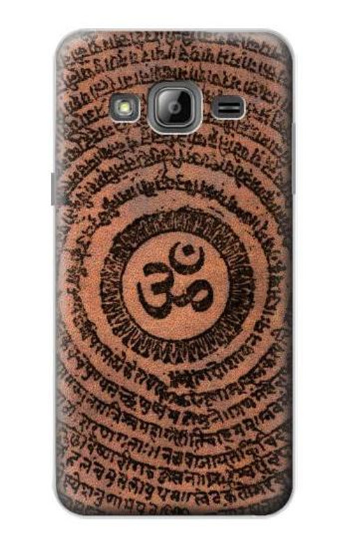 S2874 Om Symbol Tattoo Case Cover Custodia per Samsung Galaxy J3 (2016)