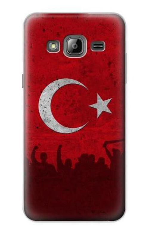 S2991 Turkey Football Soccer Euro 2016 Case Cover Custodia per Samsung Galaxy J3 (2016)