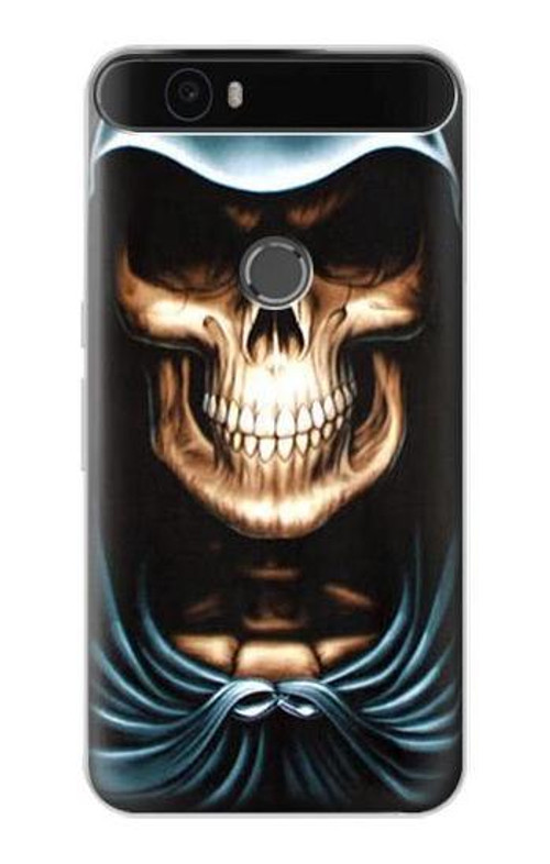 S0225 Skull Grim Reaper Case Cover Custodia per Huawei Nexus 6P