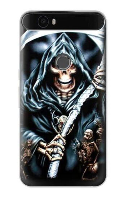 S0295 Grim Reaper Case Cover Custodia per Huawei Nexus 6P