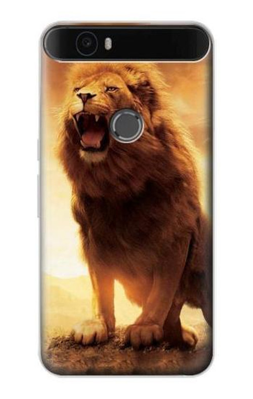 S1957 Lion Aslan Case Cover Custodia per Huawei Nexus 6P