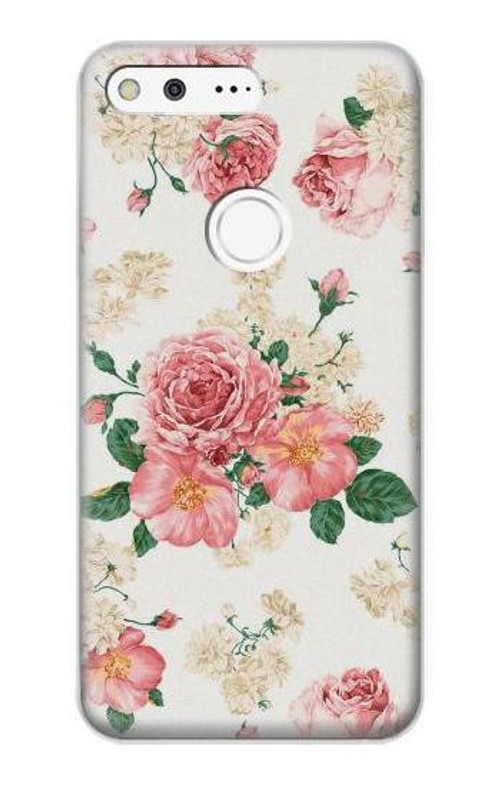 S1859 Rose Pattern Case Cover Custodia per Google Pixel XL