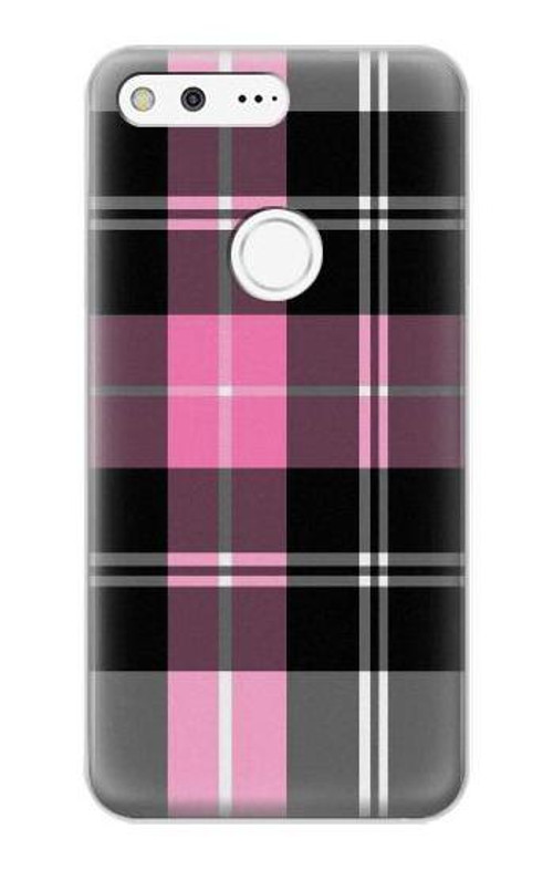 S3091 Pink Plaid Pattern Case Cover Custodia per Google Pixel XL