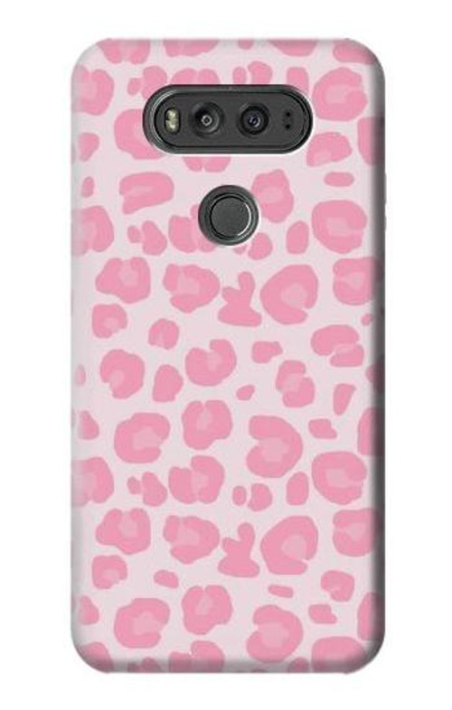 S2213 Pink Leopard Pattern Case Cover Custodia per LG V20