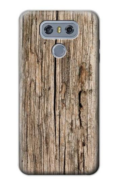 S0600 Wood Graphic Printed Case Cover Custodia per LG G6
