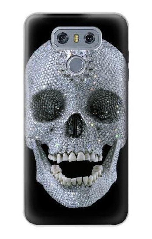 S1286 Diamond Skull Case Cover Custodia per LG G6