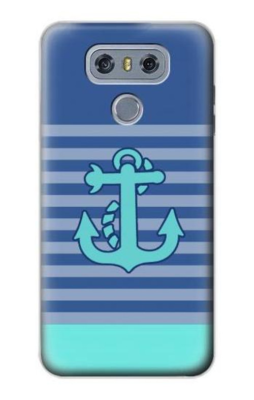 S2081 Nautical Anchor Case Cover Custodia per LG G6