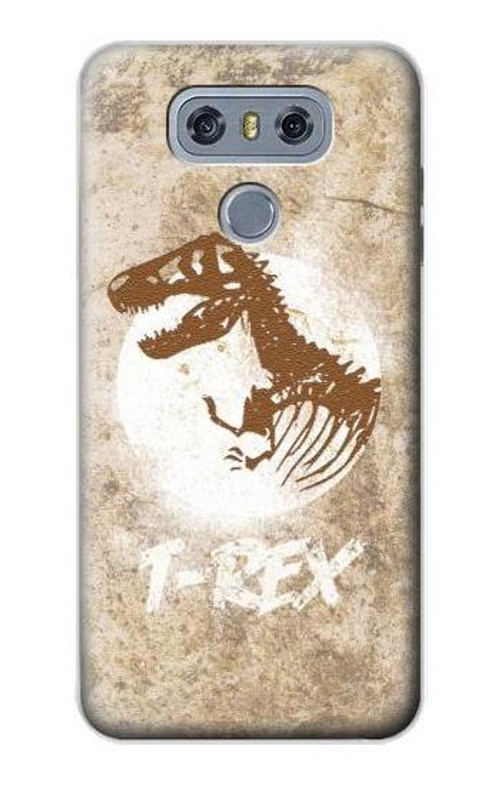 S2372 T-Rex Jurassic Fossil Case Cover Custodia per LG G6