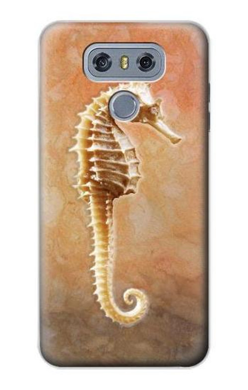 S2674 Seahorse Skeleton Fossil Case Cover Custodia per LG G6