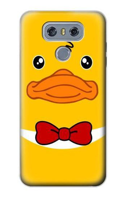 S2760 Yellow Duck Tuxedo Cartoon Case Cover Custodia per LG G6