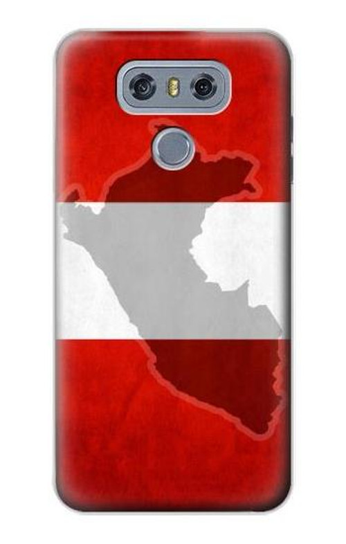 S3018 Peru Flag Case Cover Custodia per LG G6