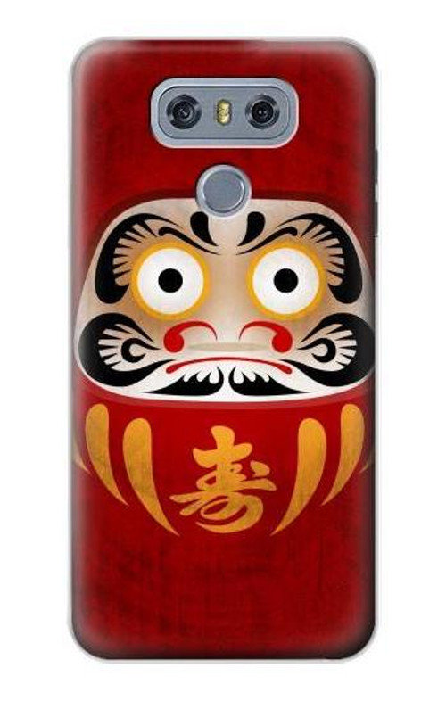 S3023 Japan Good Luck Daruma Doll Case Cover Custodia per LG G6