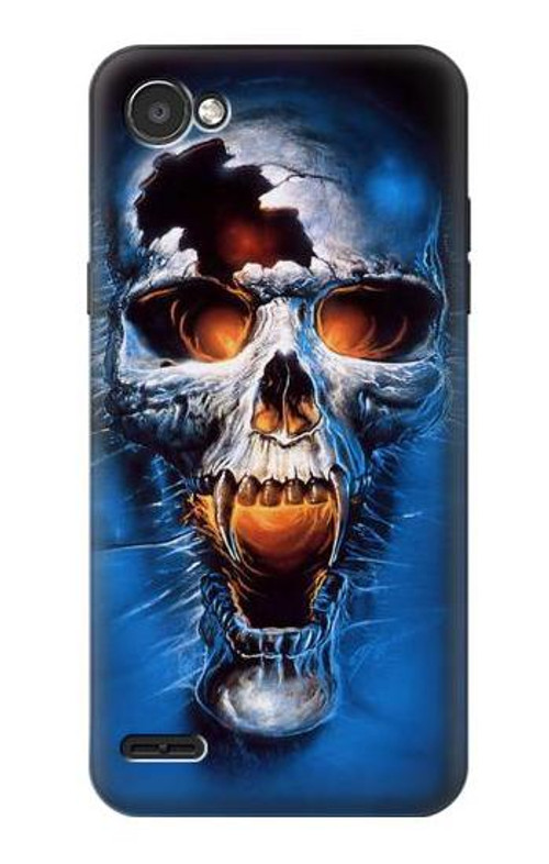 S1462 Vampire Skull Case Cover Custodia per LG Q6