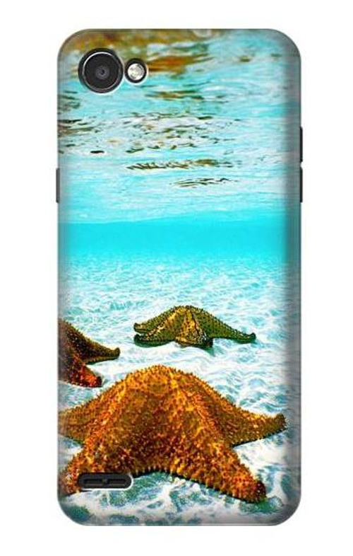 S1679 Starfish Sea Beach Case Cover Custodia per LG Q6