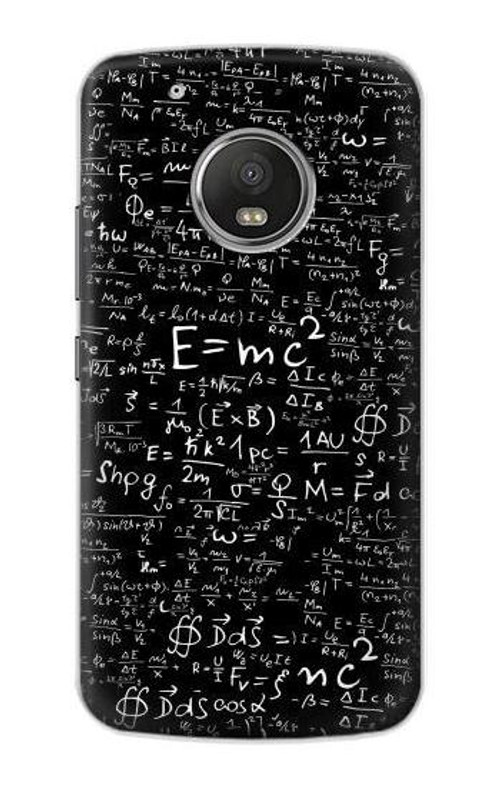 S2574 Mathematics Physics Blackboard Equation Case Cover Custodia per Motorola Moto G5 Plus