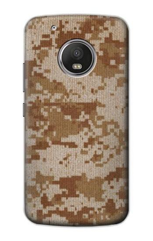 S2939 Desert Digital Camo Camouflage Case Cover Custodia per Motorola Moto G5 Plus