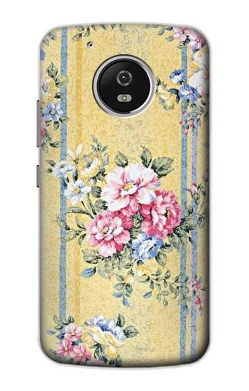 S2229 Vintage Flowers Case Cover Custodia per Motorola Moto G5