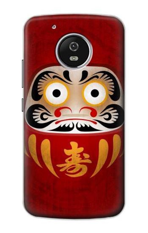 S3023 Japan Good Luck Daruma Doll Case Cover Custodia per Motorola Moto G5