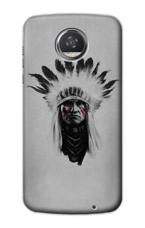 S0451 Indian Chief Case Cover Custodia per Motorola Moto Z2 Play, Z2 Force