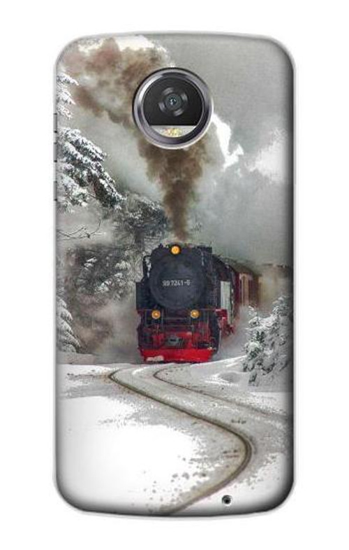 S1509 Steam Train Case Cover Custodia per Motorola Moto Z2 Play, Z2 Force