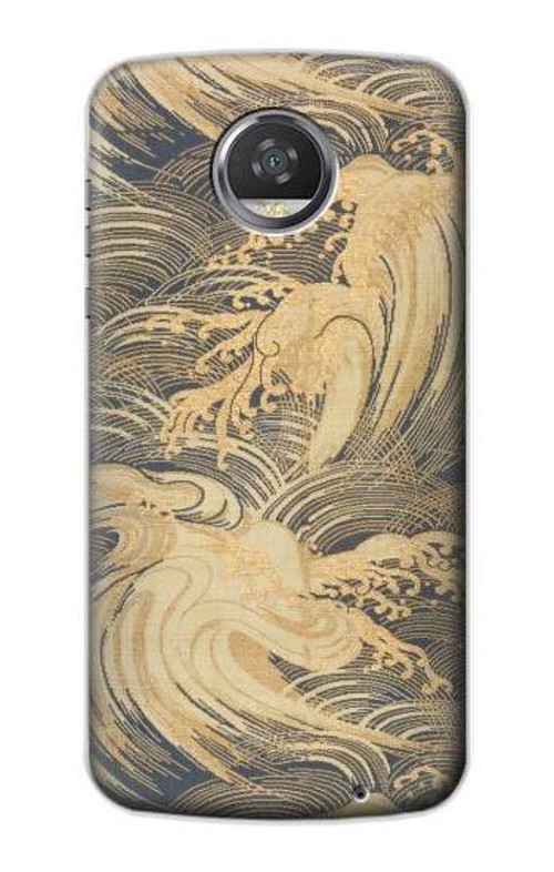 S2680 Japan Art Obi With Stylized Waves Case Cover Custodia per Motorola Moto Z2 Play, Z2 Force