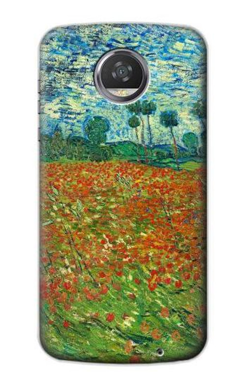 S2681 Field Of Poppies Vincent Van Gogh Case Cover Custodia per Motorola Moto Z2 Play, Z2 Force