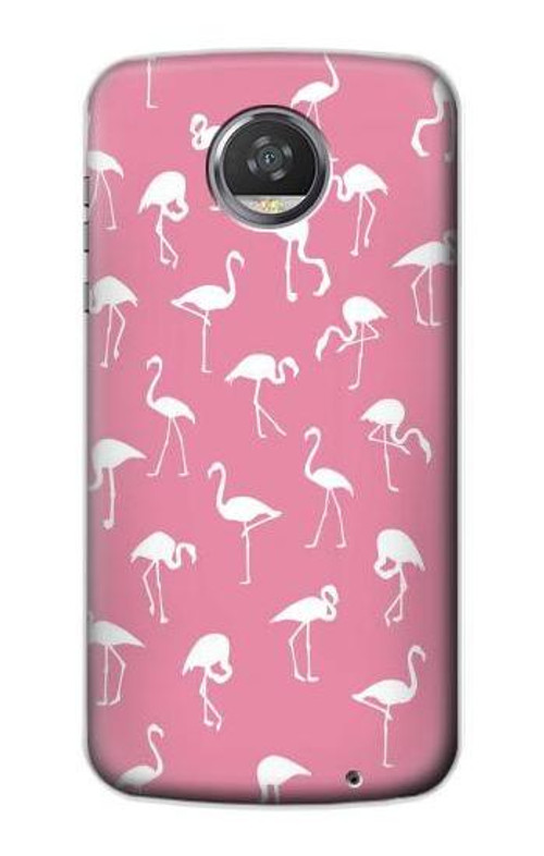 S2858 Pink Flamingo Pattern Case Cover Custodia per Motorola Moto Z2 Play, Z2 Force