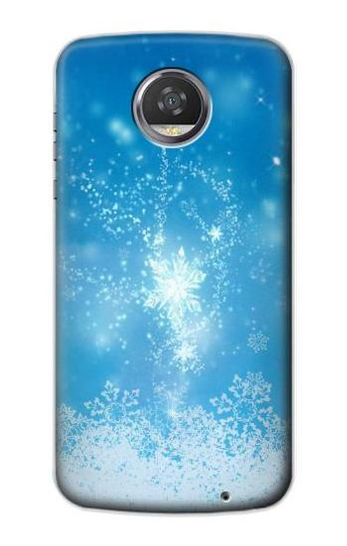 S2923 Frozen Snow Spell Magic Case Cover Custodia per Motorola Moto Z2 Play, Z2 Force