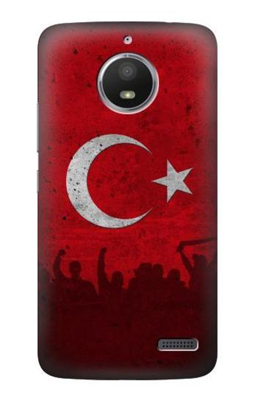 S2991 Turkey Football Soccer Euro 2016 Case Cover Custodia per Motorola Moto E4