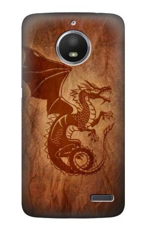 S3086 Red Dragon Tattoo Case Cover Custodia per Motorola Moto E4