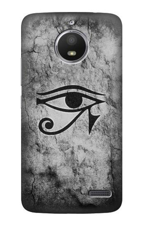 S3108 Ancient Egyptian Sun Eye Of Horus Case Cover Custodia per Motorola Moto E4