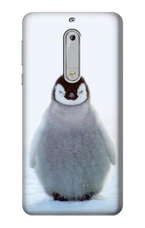 S1075 Penguin Ice Case Cover Custodia per Nokia 5