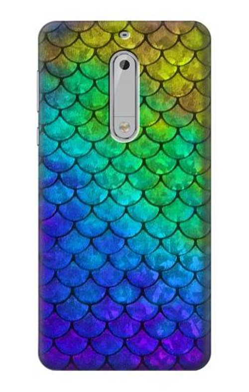 S2930 Mermaid Fish Scale Case Cover Custodia per Nokia 5