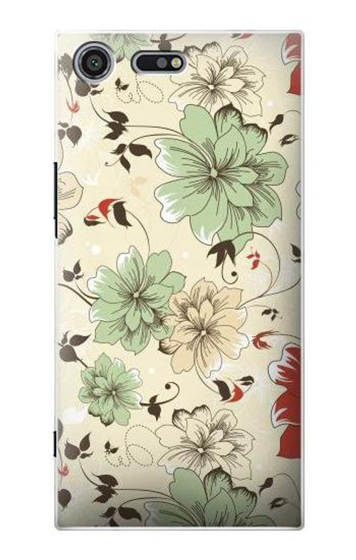 S2179 Flower Floral Vintage Art Pattern Case Cover Custodia per Sony Xperia XZ Premium